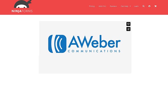 Ninja Forms AWeber for WordPress