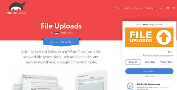 Ninja Forms File Uploads for WordPress