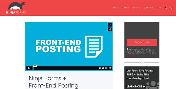 Ninja Forms Post Creation for WordPress