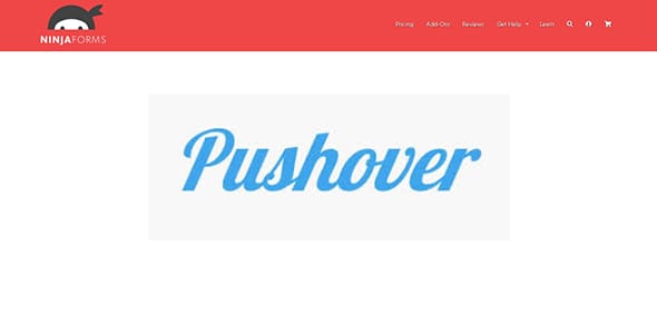 Ninja Forms Pushover for WordPress