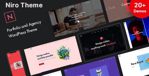 Niro Creative Agency and Portfolio WordPress Theme
