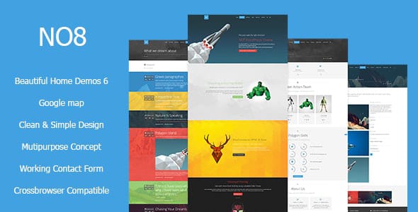 NO8 WP Creative Agency Portfolio WordPress Theme