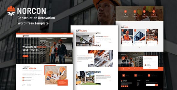 Norcon Construction Renovation WordPress Theme