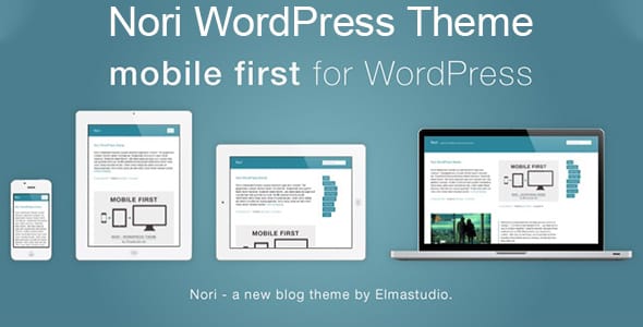 Nori WordPress Theme by Elmastudio