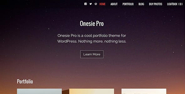 Onesie Pro WordPress Theme by Graph Paper Press