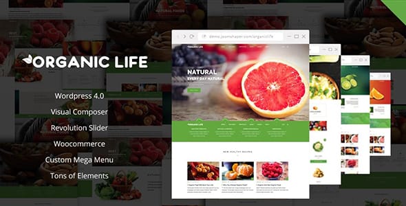 Organic Life WordPress Theme by Themeum