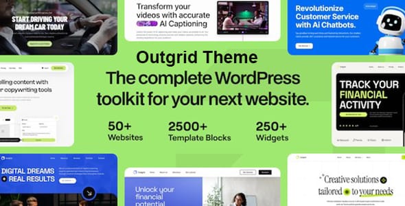 Outgrid Multi Purpose Elementor WordPress Theme