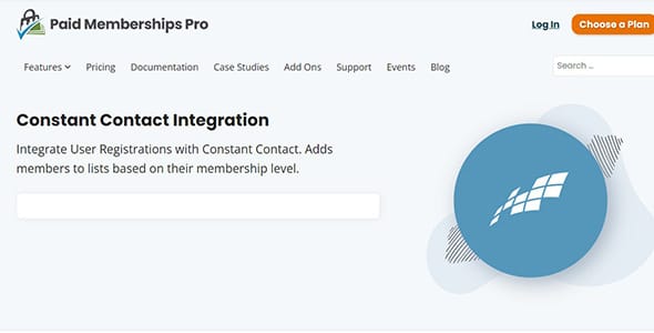 Paid Memberships Pro Constant Contact Add On for WordPress