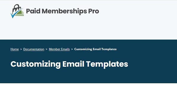 Paid Memberships Pro Email Templates Add On for WordPress