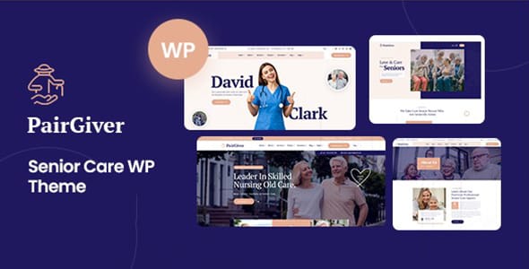 PairGiver Senior Care WordPress Theme
