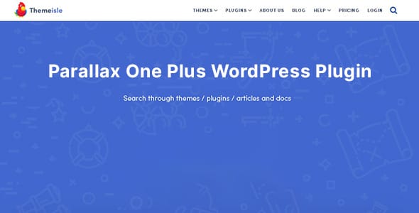 Parallax One Plus for WordPress