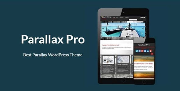 Parallax Pro WordPress Theme by CyberChimps