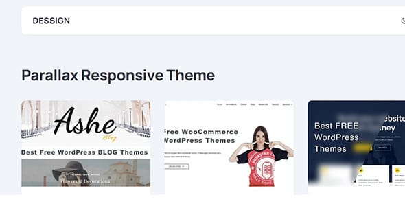 Parallax Responsive WordPress Theme by Marios Lublinski