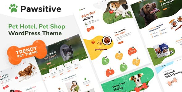 Pawsitive Pet Care and Shop WordPress Theme