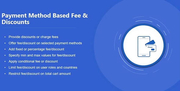 Payment Method Based Fee & Discounts for WordPress