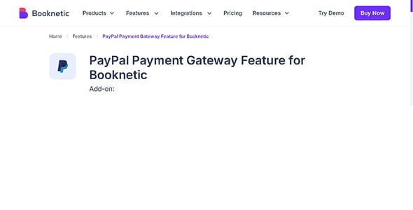 PayPal Payment Gateway for Booknetic WordPress Plugin