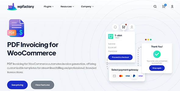 PDF Invoicing Pro for WooCommerce