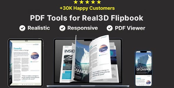 PDF Tools for Real3D Flipbook for WordPress