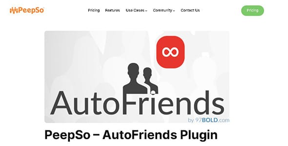 PeepSo Extras AutoFriends for WordPress