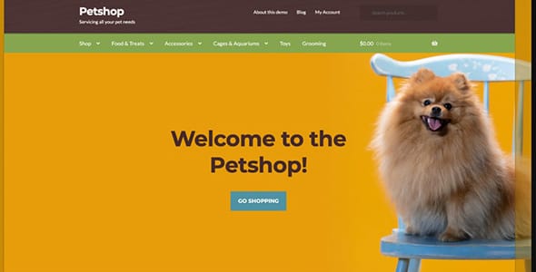 Petshop WordPress Theme by WooCommerce