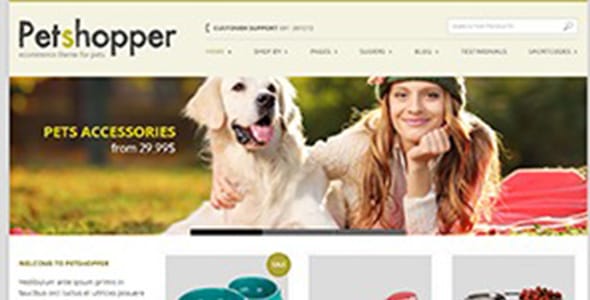 PetShopper WordPress Theme by Your Inspiration Themes