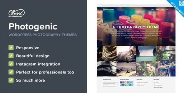 Photogenic WordPress Theme by Obox Themes
