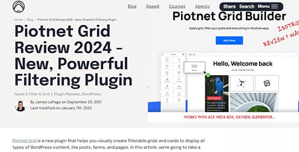 Piotnet Grid for WordPress