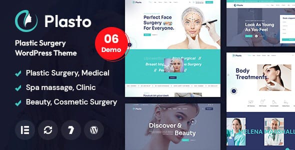 Plasto Plastic Surgery and Medical WordPress Theme