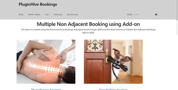 Pluginhive Multiple Non Adjacent Bookings Addon for WordPress