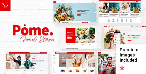 Pome Food Store and Grocery Marketplace WordPress Theme