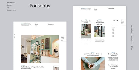 Ponsonby WordPress Theme by Elmastudio