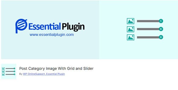 Post Category Image With Grid and Slider Pro for WordPress