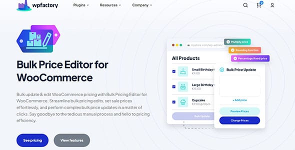 Price Update Bulk Pricing Editor Pro for WooCommerce