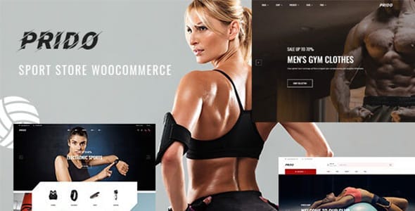 Prido Sport Store WooCommerce WordPress Theme