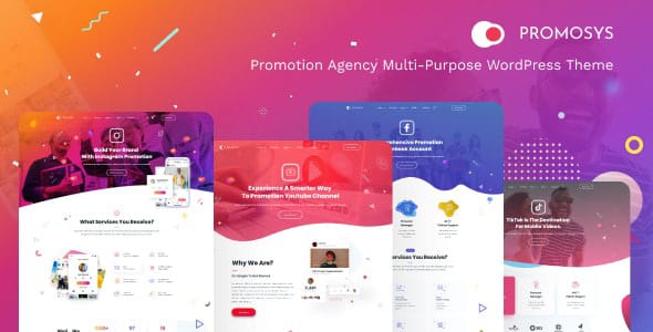 PromoSys Promotion Services Multi Purpose WordPress Theme