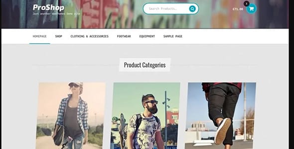 ProShop WordPress Theme by WooCommerce