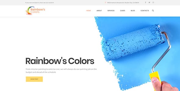 Rainbows Colors WordPress Theme