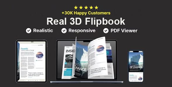 Real 3D Flipbook for WordPress