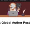 Recent Global Author Posts Feed for WordPress