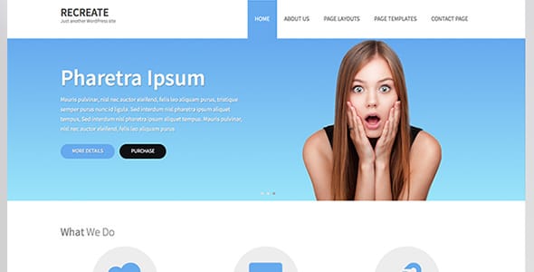 Recreate WordPress Theme by Zigzagpress