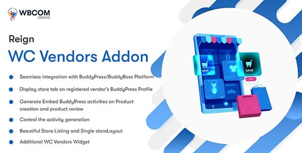 Reign WC Vendors Addon for WordPress