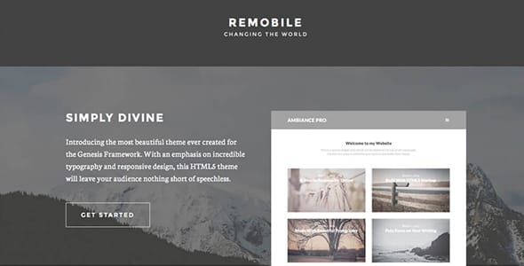 Remobile Pro WordPress Theme by StudioPress