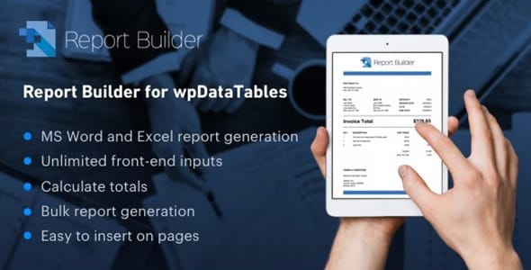 Report Builder for wpDataTables Plugin