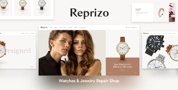 Reprizo Jewelry and Watch Shop WordPress Theme