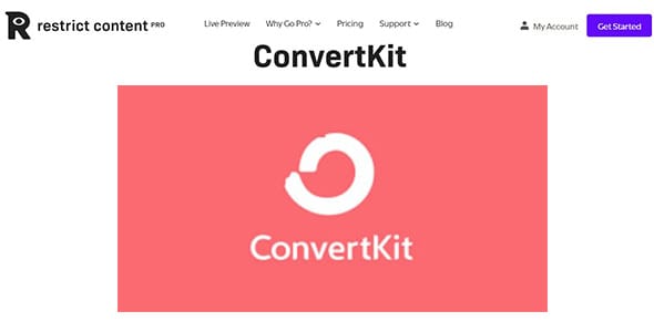 Restrict Content Pro ConvertKit for WordPress