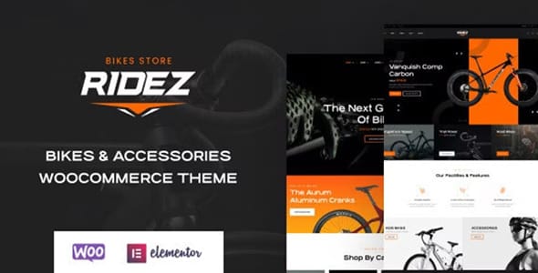 Ridez Bike Shop Elementor WordPress Theme