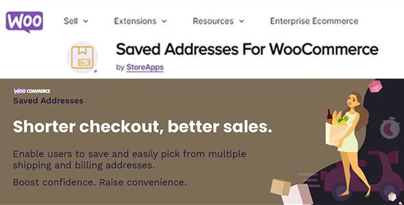 Saved Addresses for WooCommerce