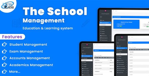 School Management Weblizar for WordPress