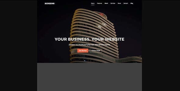 Screenr WordPress Theme by FameThemes