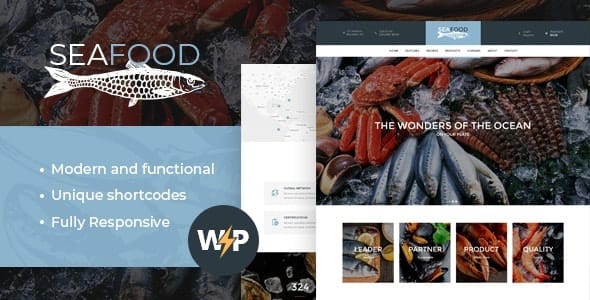 SeaFood Company Fish Restaurant WordPress Theme